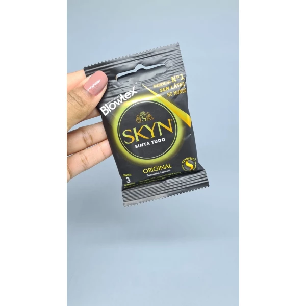 Preservativo Blowtex Skyn Sinta Tudo - 3un