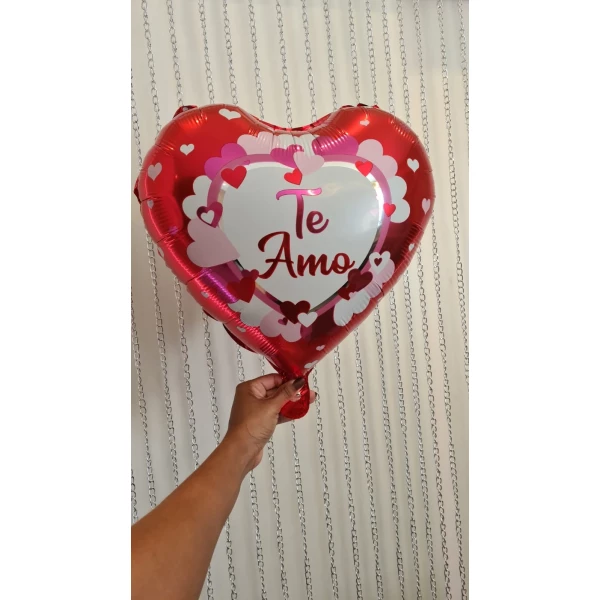 Balão Metalizado - Te amo 51cm