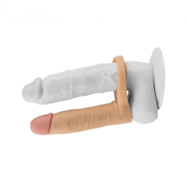 ANEL COMPANHEIRO C/PENIS E VIBRO 14.7X3.3CM LOVETOY
