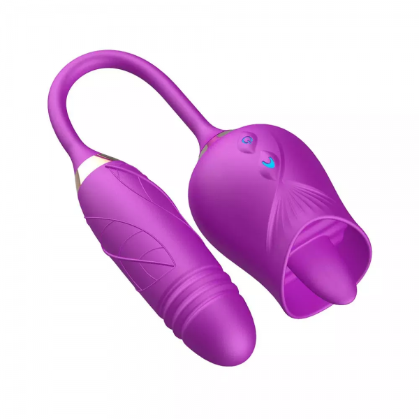 Vibrador Flora - Com Língua
