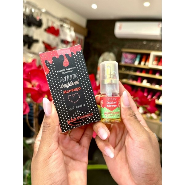 Perfume beijável morango La pimenta 