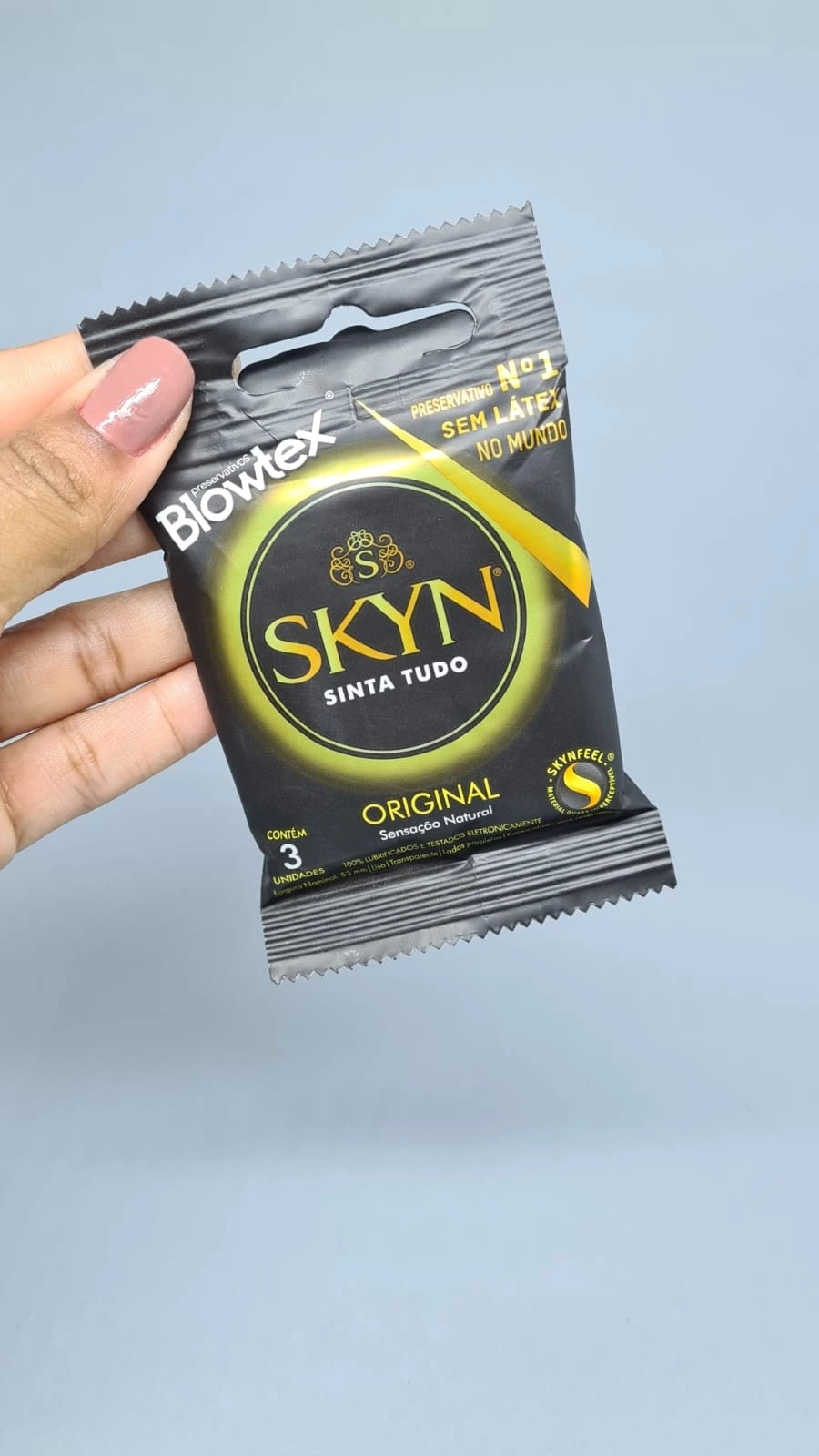 Preservativo Blowtex Skyn Sinta Tudo - 3un