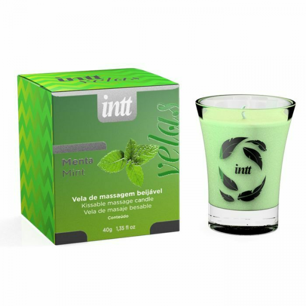 Vela de Massagem Beijável – 40g Menta