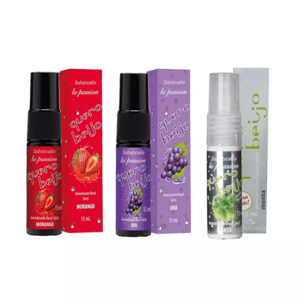 Aromatizante Bucal Quero Beijo 15m