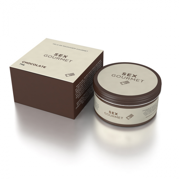 Vela Hidratante Beijavel Sex Gourmet Chocolate - Nova Embalagem 70g