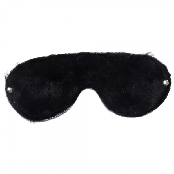 Venda Tapa Olhos Pelúcia Cor:Preto