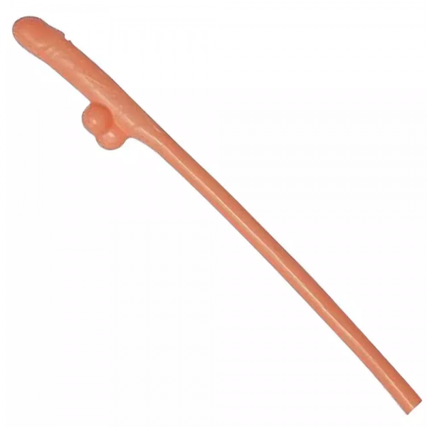 Kit com 10 Canudos em Formato De Pênis