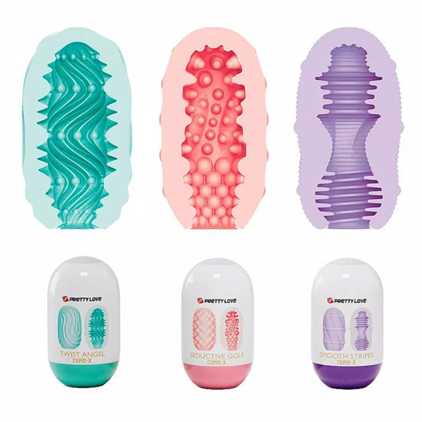 Masturbador Pretty Love Egg Masculino Modelo:Twist angel