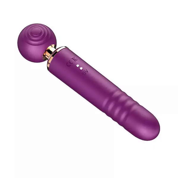 Vibrador Varinha Mágica Sobe E Desce Com Pulsação