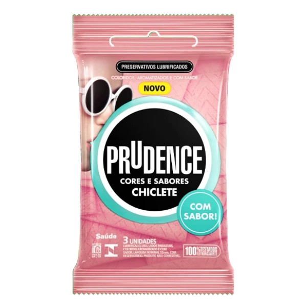 Preservativo Prudence Chiclete - 3 un