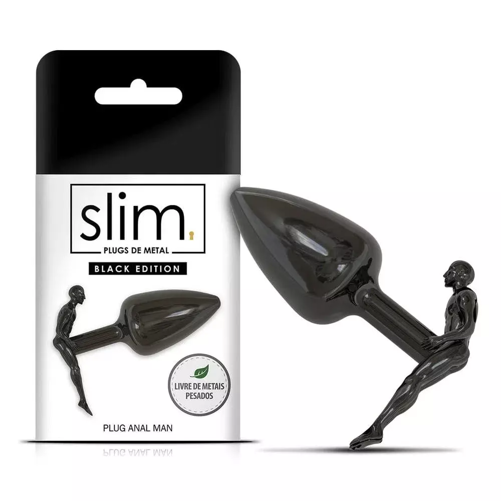 Plug Anal M Man 8,19x 1,75 - Linha slim