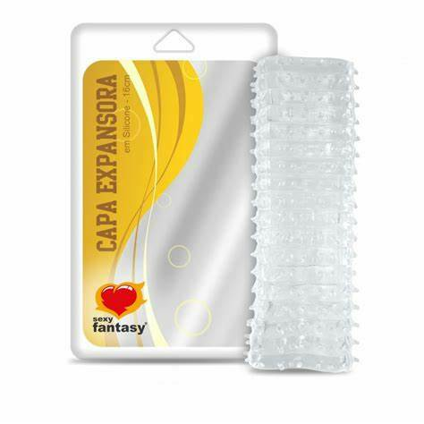 Capa Peniana Vazada em Silicone 13cm