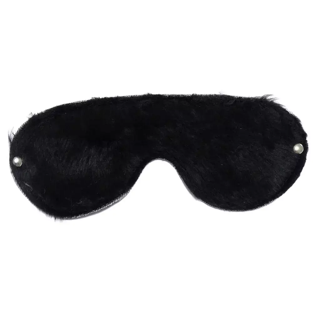 Venda Tapa Olhos Pelúcia Cor:Preto