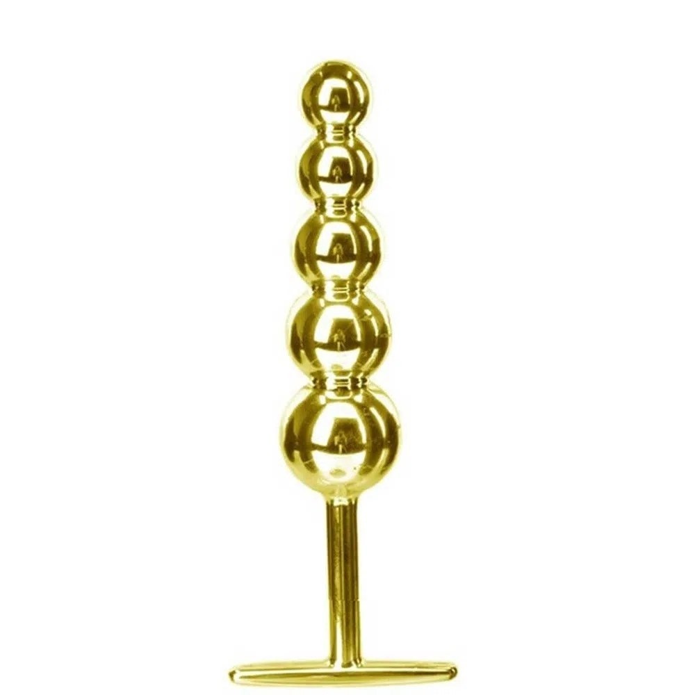 Plug Ball de Metal hard Dourado