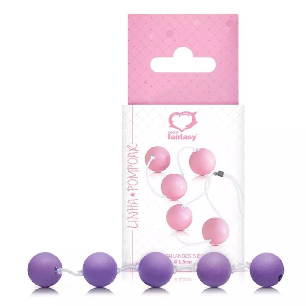 Colar Tailandês Com 5 Bolas - Tamanho P