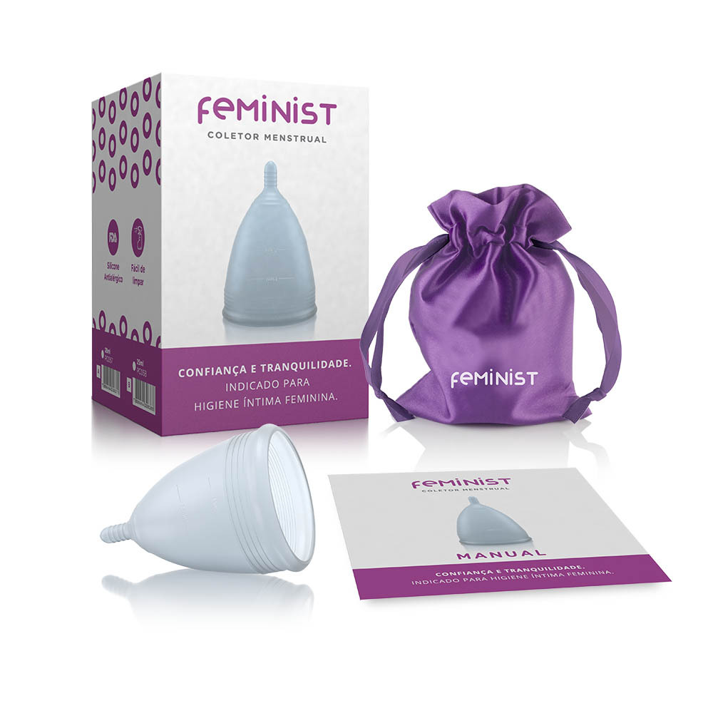 Coletor Menstrual Feminist Modelo:28ml