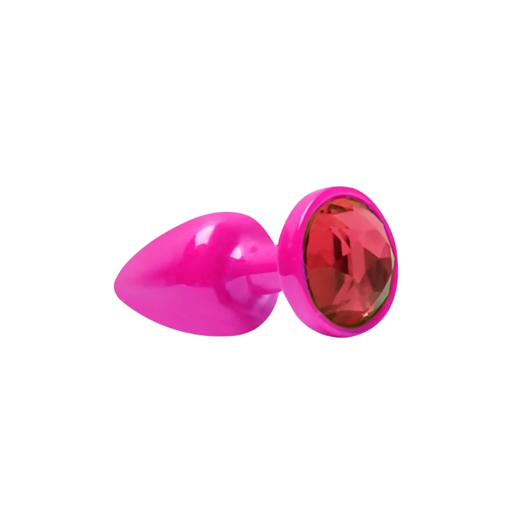 Plug Anal Rosa P - Joia Vermelha