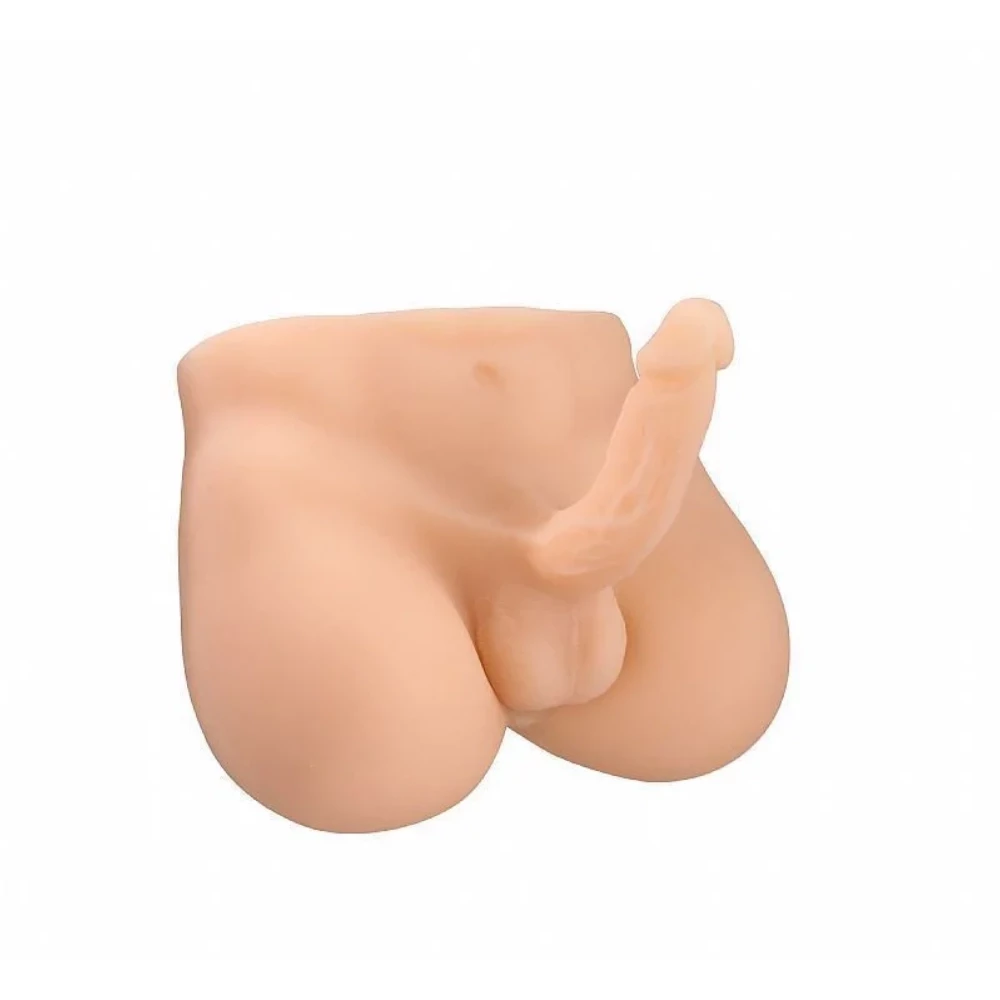 Masturbador meio corpo masculino