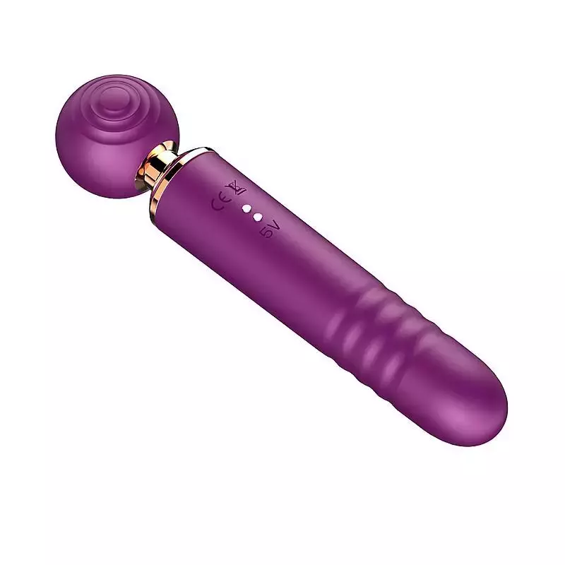 Vibrador Varinha Mágica Sobe E Desce Com Pulsação
