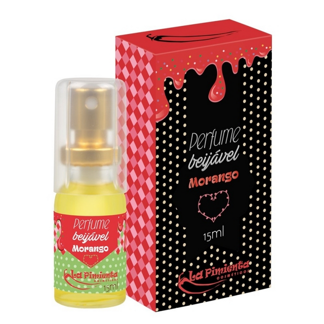 Perfume beijável morango La pimenta 
