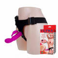 Cinta com Dildo Estímulo Clitóris e Ponto G - 10 Vibrações